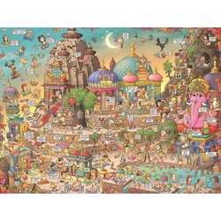 HEYE Puzzle Triangle Marino Degano Cartoon Yogaland 30047,1500 delova