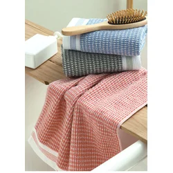 King Shore Set peškira, 34.5x72cm, 3 komada, Višebojni