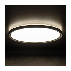 Kanlux 31515 - LED plafonsko svetlo AZPO LED/18,5W/230V prečnik 29 cm IP54 crna