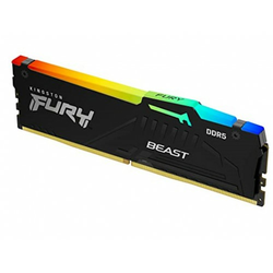 Kingston dimm DDR5 64GB (2x32GB kit) 5600MT/s KF556C40BBAK2/64 fury beast rgb black ram memorija