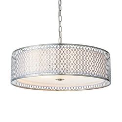Endon 81969 - Luster na lancu CORDERO 3xE27/10W/230V mat hrom