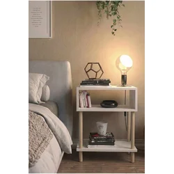 Hanah Home Noćni ormarić, Beli