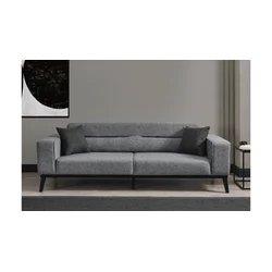 Atelier del Sofa Trosed na razvlačenje Bali 92x74x222cm Svetlosivi