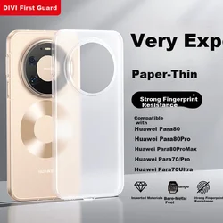 Divi Maska za mobilni telefon Huawei Mate 80 Pro Max, Providno-bela