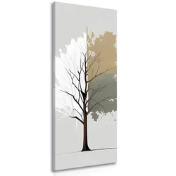 Slika zanimivo minimalistično drevo - 50x150