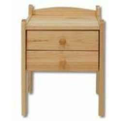 eoshop Nočna omarica SN106 iz masivnega lesa (barva lesa: oreh)