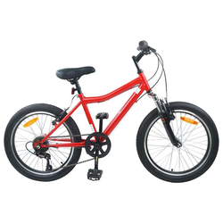 Dječji Bicikl 20 Inča 6-Speed za djecu od 6 do 11 godina Crvena