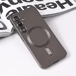 Maska za telefon Magsafe Chrome za Samsung S931B Galaxy S25, Siva