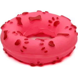 SAVACOOP Igračka za psa - gumena krofna pink 13cm