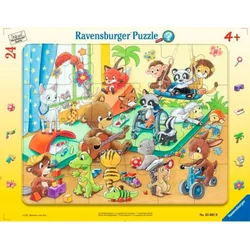 Ravensburger Puzzle Animal Kindergarten 24 kosov