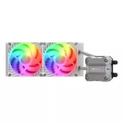 Hladilnik za procesor COUGAR Poseidon Ultra 240, ARGB, bel