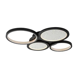 Rabalux LED plafonjera sa daljinskim Aranis, 40W, 3000-6500K, 59x45cm, Crna
