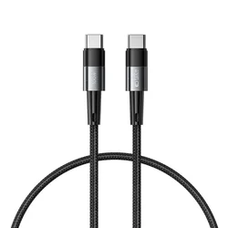 Tech-protect Ultraboost kabel USB-C / USB-C 100W 5A PD 25cm, siva