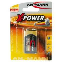 Baterija Ansmann Alkaline 9V block X-Power