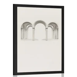Plakat rustikalni oboki - 40x60 silver