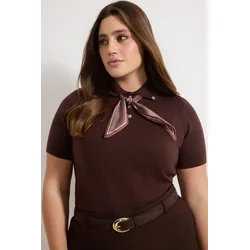 Trendyol Curve Ženska bluza Tbbss26Af00030, Braon