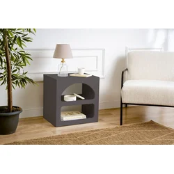 Hanah Home Lorin Noćni stočić, 50x50x38cm, Antracit