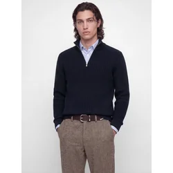 JACK & JONES Pulover JJSAGE temno modra