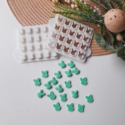 KREATIVNI SLATKIŠI Modla za kolače i ukrase Zeka sprinkles, 1 cm, Bela