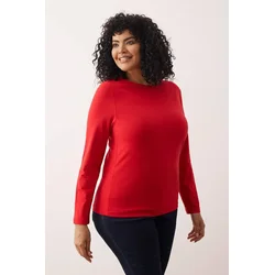 Trendyol Curve Ženska bluza Tbbaw26Af00027, Crvena