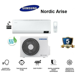 Klimatska naprava SAMSUNG AR09TXFZBWKNEE/AR09TXFZBWKXEE NORDIC ARISE + montaža na ključ z nosilnimi konzolami!