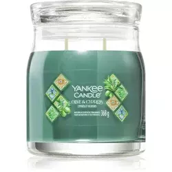 Yankee Candle Olive & Cypress dišeča sveča 368 g