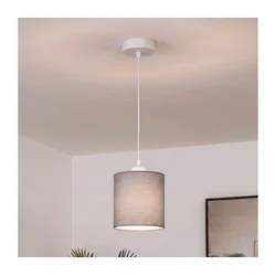BRILAGI - LED Luster na sajli NUBILA 1xE27/60W/230V prečnik 14 cm bela/svetlo siva