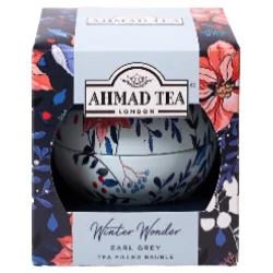 AHMAD Čaj Winter bauble caddies Earl Gray, 25g