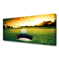 tulup.si Slika na platnu Golf ball grass nature 120x60 cm