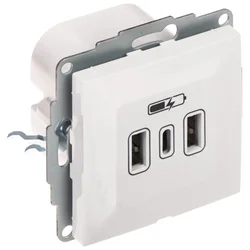Elektro-Plast POLNILNA VTIČNICA SANTRA/4108-10/EPN USB 5V DC/3,4A
