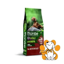 Monge Bwild Grain Free Adult All Breeds Lamb Peas & Potato 12kg, Granule za Pse