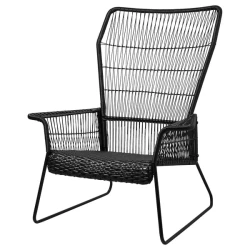 TALLSKÄR Fotelja, spolja, boja antracita
