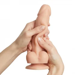 Realističen dildo z drsno kožo, meso XL