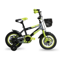 Feimin Bicikl dečiji galaxy wolf 12 crna/siva/neon zelena ( 590058 )