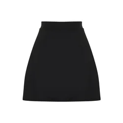 Trendyol Curve Ženski šorts-suknja TBBSS24AP00024, Crni