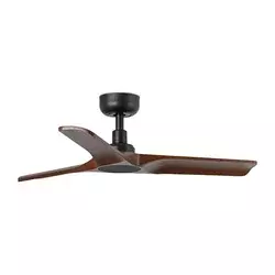 FARO 33806WT - Plafonski ventilator HEYWOOD S drvo/crna prečnik 90 cm WT + daljinski upravljač