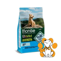 Monge Bwild Grain Free Adult Mini Anchovies 2.5kg, Hrana za Male Odrasle Pse