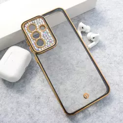 Maska Luxury Crystal Clear za Samsung A36 5G/ A366B/ A56 5G/ A566B crna