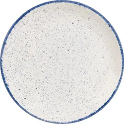 CHURCHILL Stonecast Hints Buffet Indigo Blue plitvi krožnik, premer: 165 mm (12 kos)