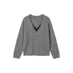 VERO MODA Pulover VMBERRY pegasto siva