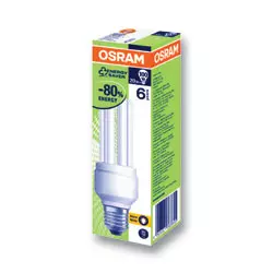 OSRAM Štedljiva sijalica D.Star 20W/827 220-240V E27