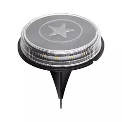 Aigostar - LED Solarna lampa LED/0,6W/5,5V 24,5 cm 3200K IP66 crna