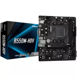 Asrock B550M-HDV AMD B550 Socket AM4 mikro ATX