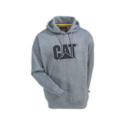 CAT moški pulover s kapuco W10646, M, siva