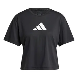 ADIDAS PERFORMANCE Funkcionalna majica Essentials črna/bela