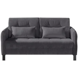 Novel ZOFA S POSTELJNO FUNKCIJO, črna tekstil