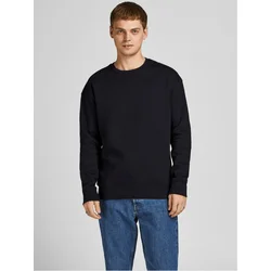Mens Black Sweatshirt Jack & Jones Star - Men