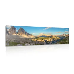Slika čudoviti razgled z gora - 150x50