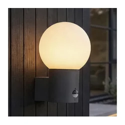 Kanlux 46081-Spoljašnja zidna svetiljka sa senzorom STONO 1xE27/15W/230V IP65 antracit