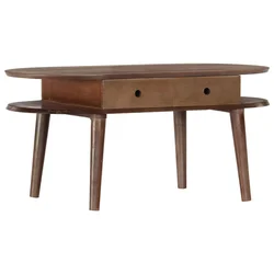 Stolić za kavu 100 x 50 x 46 cm od masivnog bagremovog drva